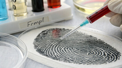  High-resolution fingerprint on soft silicone, highlighting biometric security, personal identification, and forensic technology in close-up view