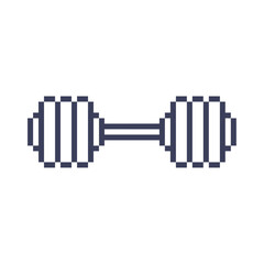 barbell gym object pixel art
