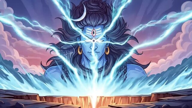 Lord Shivas Cosmic Power Divine Energy and Creation.