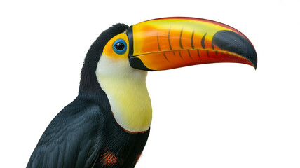 Obraz premium Vibrant Toucan Close-Up Tropical Bird Wildlife Portrait