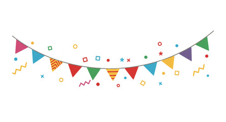 vector illustration of a colorful ribbons