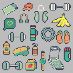 gym tool pack pixel art