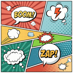 comic speech bubbles