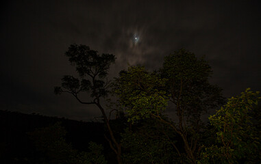 time lapse of night sky