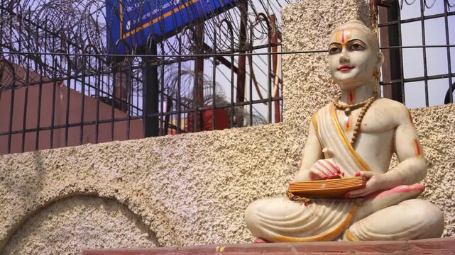 Statue of Saint Tulsidas &ndash; Devotee and Poet of Ramcharitmanas