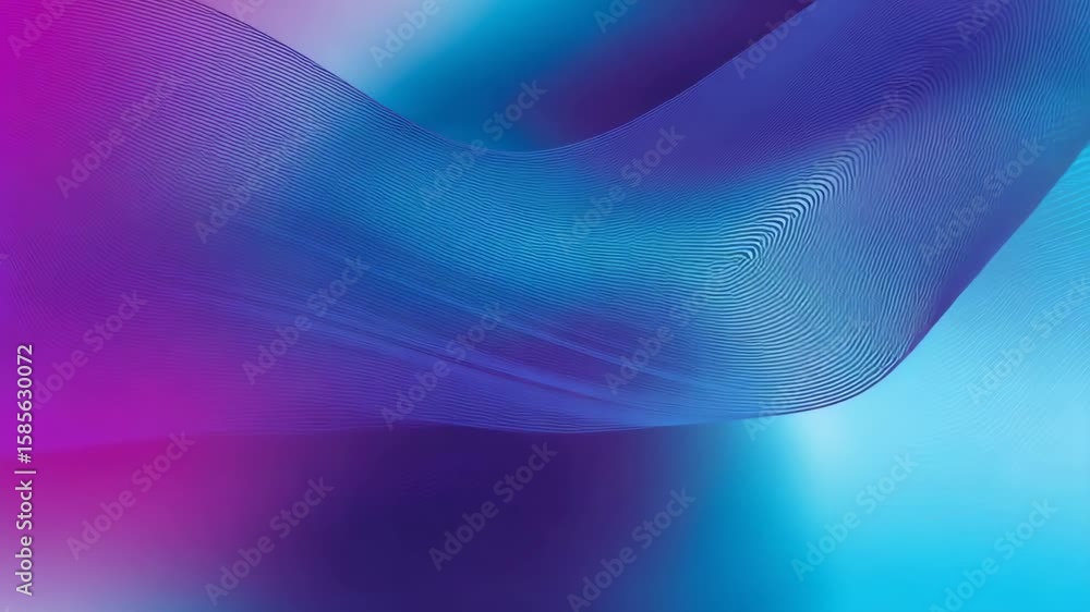 Aufkleber abstract vibrant colorful flowing wave patterns in surreal digital design
