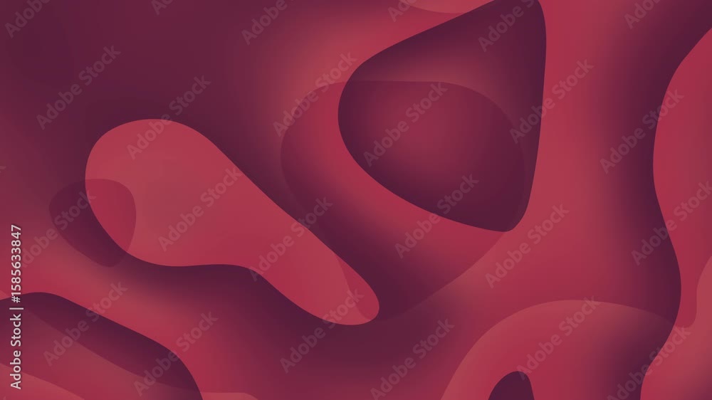 Poster abstract fluid shape dark red gradient modern artistic background