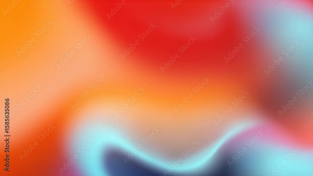 Aufkleber abstract colorful light trails in motion with vibrant dynamic waves