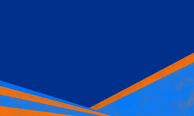 Blue and Orange Abstract Lines Background – Dynamic Minimal Design For Banner, Presentation.