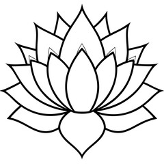 Glowing Lotus Flower Vector