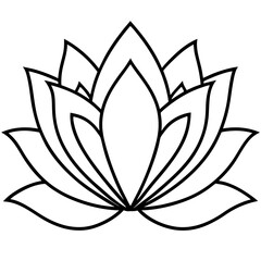 Glowing Lotus Flower Vector