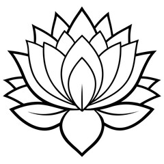 Glowing Lotus Flower Vector