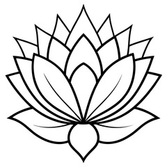 Glowing Lotus Flower Vector