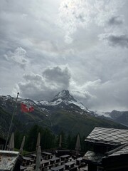 clouds over the mountains