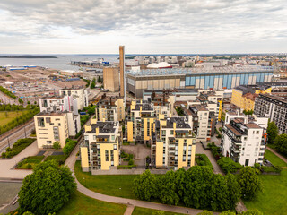 city center of Helsinki, Finland