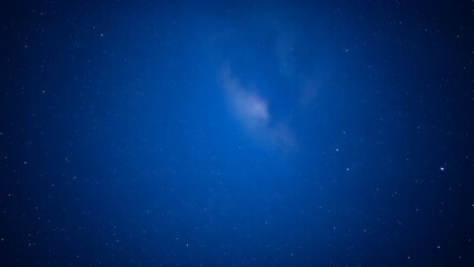 Naklejka premium Milky Way Galaxy in Dark Blue Sky – 8K Night Sky WallpaperZero Light Pollution Starry Sky – Stunning Milky Way BackgroundDark Night Sky with Stars – High Resolution Milky Way Wallpaper