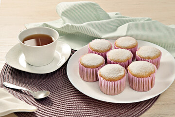 Muffin com chá