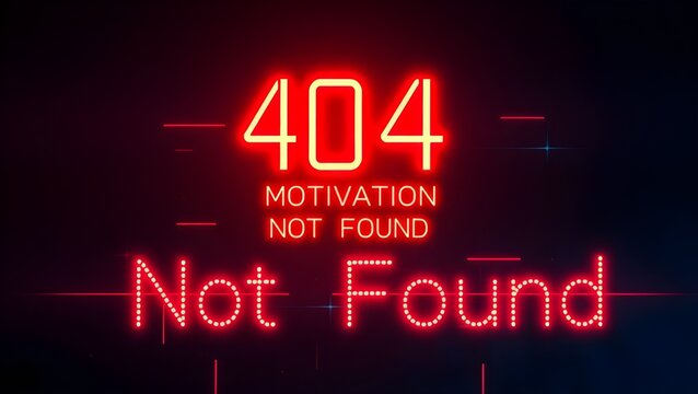 404 Motivation Not Found &ndash; Red Alert Wallpaper for Programmers in 4K

Dark Humor Tech Wallpaper &ndash; 404 Motivation Not Found Error in 8K

Red Warning Quote &ndash; Motivation Not Found Desktop Background 