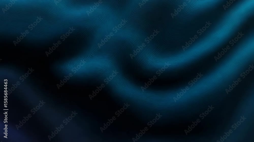 Poster abstract textured wave pattern in deep blue hues for digital design projects
