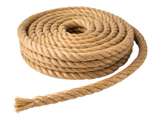 Coiled Natural Jute Rope - Rustic Twine for Crafts & Utility