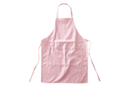 Plain pink apron, cooking, kitchen, baking
