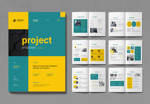 Business Project Proposal Template Layout