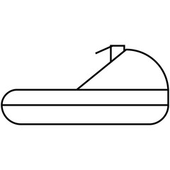 Fototapeta premium Jet Ski Icon