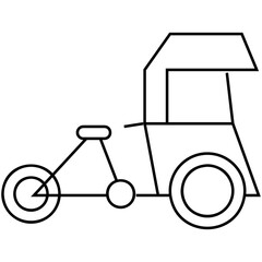 Rickshaw Icon