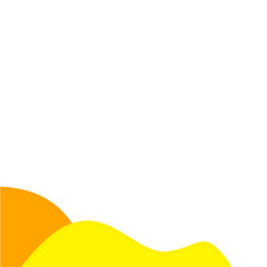 Obraz premium Orange Yellow Border