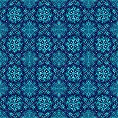 seamless damask pattern,blue curves and color to flower shape,angles and elves,blue background in geometric patterns as sarong,tile,fabric,printed fabric,tablecloth patterns