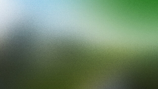 Photo of a soft gradient texture blends light blue and lush green, creating a calming and natural abstract background