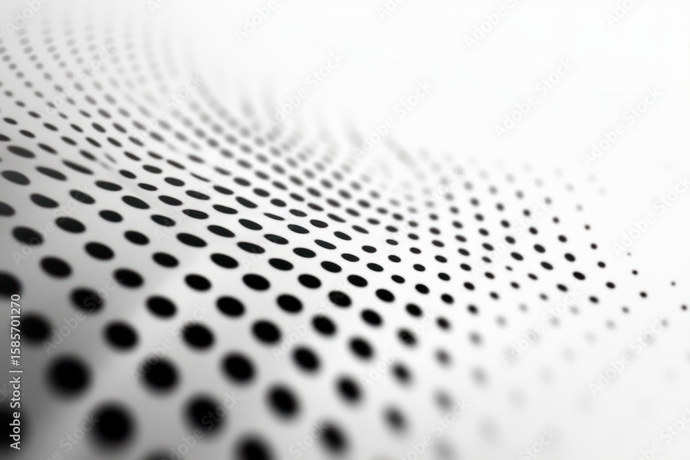 Poster minimalist halftone texture pattern dots blackboard.