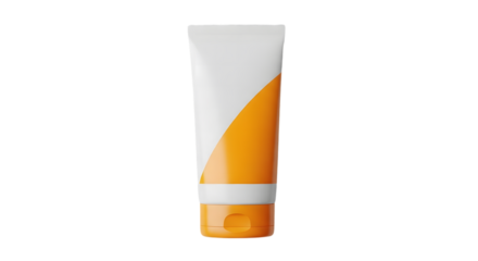 Sunscreen Bottle Isolated on Transparent Background
