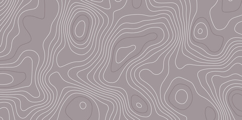 Abstract seamless topographic map pattern with smooth contour lines on a muted background. Ideal for backgrounds, textiles, wallpapers, and modern design projects with a geographic or terrain theme.