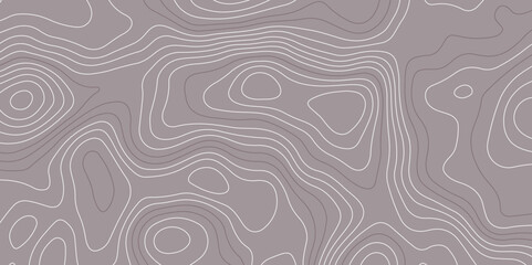 Abstract seamless topographic map pattern with smooth contour lines on a muted background. Ideal for backgrounds, textiles, wallpapers, and modern design projects with a geographic or terrain theme.