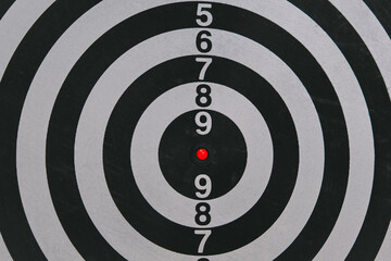 target goal board vision successful concept marketing performance Target board with concentric...