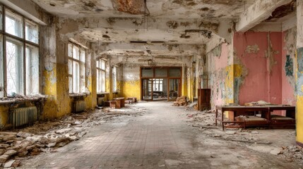 High-quality photo of high-quality photo of asbestos in building.