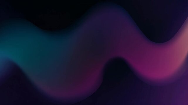 Colorful abstract wave motion with vibrant glowing fluid shapes