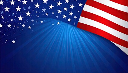 American flag graphic design