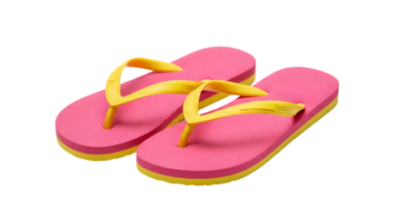 Flip Flops Isolated on Transparent Background
