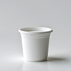 High contrast isolated image of a blank white product for crisp branding mockup