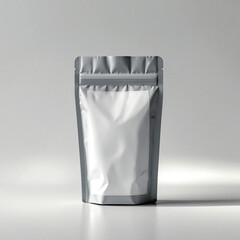 Realistic single item mockup with detailed white finish for product or brand visuals