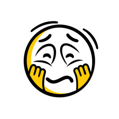 Embarrassed Face Icon