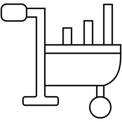Fototapeta premium Market Trend Icon