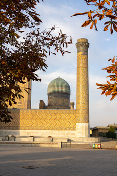 Samarkand , Uzbekistan 21 October, 2024: Gur-e Amir complex