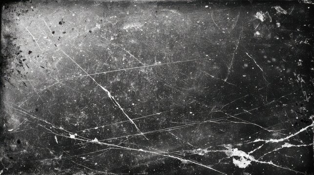 High-quality photo of high-quality photo of flim grain black scratch grunge damaged texture vintage dirty rough overlay layer background.