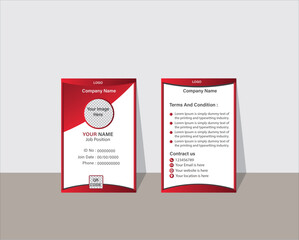Professional ID Card Template – Modern, Editable & Ready to Print