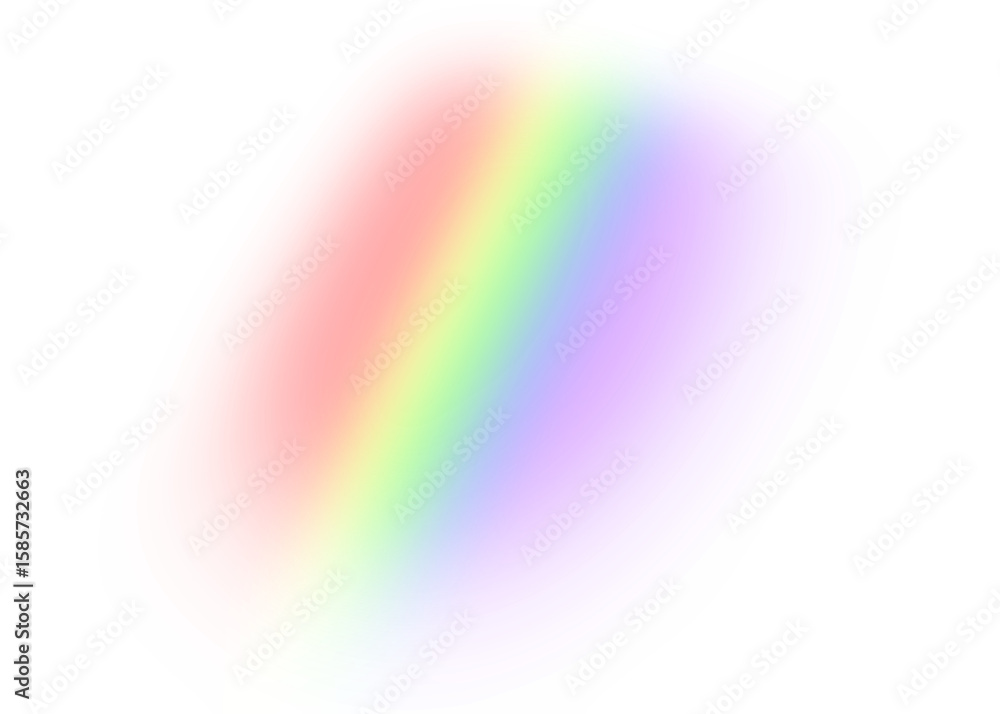 Poster abstract rainbow gradient swirl with repeating layers isolated on transparent background