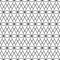Fototapeta premium Seamless Geometric Star and Diamond Pattern Background.