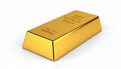 A gleaming gold bar with crisp rectangular edges and polished inscriptions—marked 'FINE GOLD 999.9'—resting against a pale surface, evoking themes of value distilled, elemental permanence, and the qui